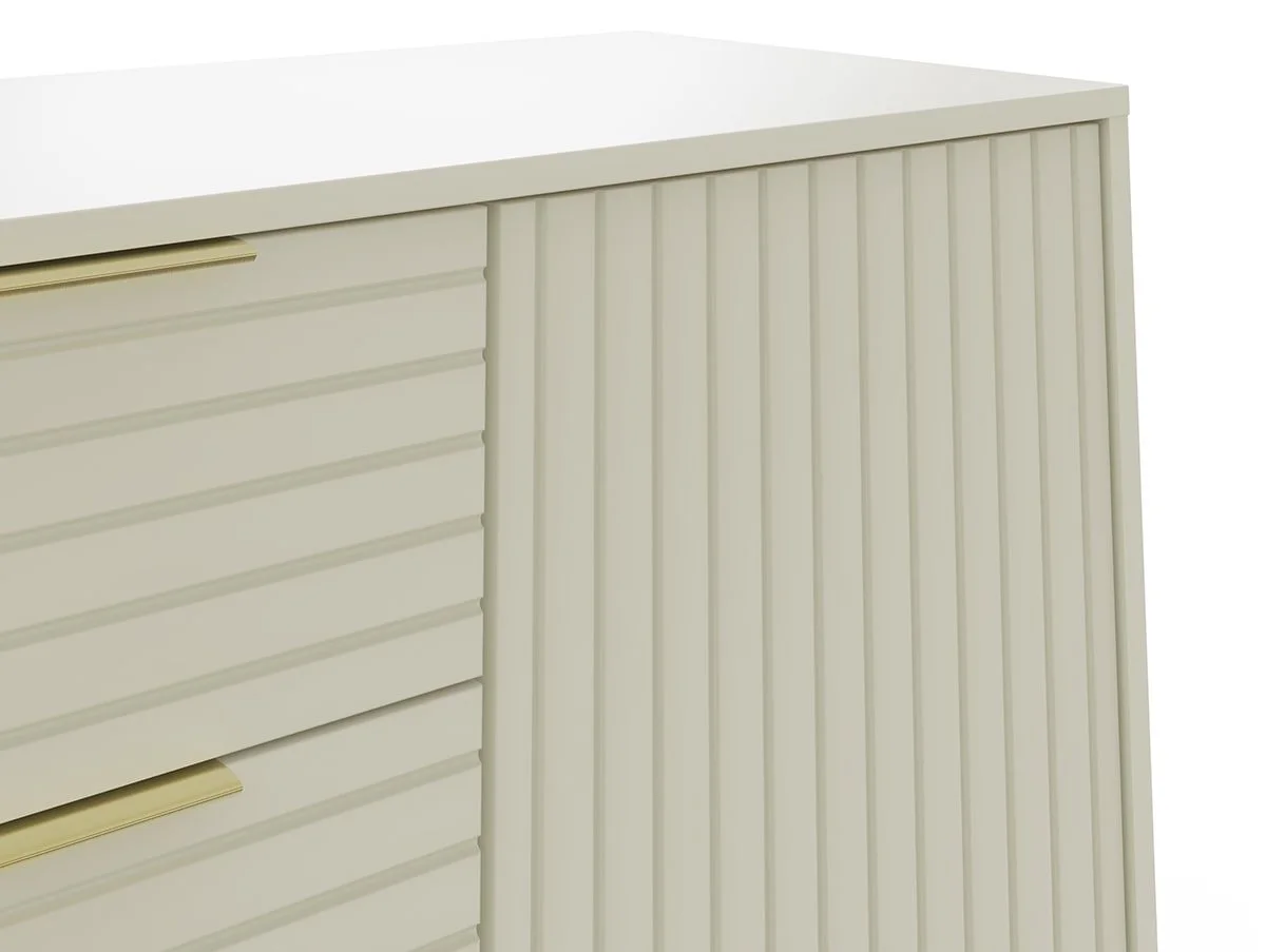 GFW GFW Nervata Ivory 2 Door 3 Drawer Sideboard