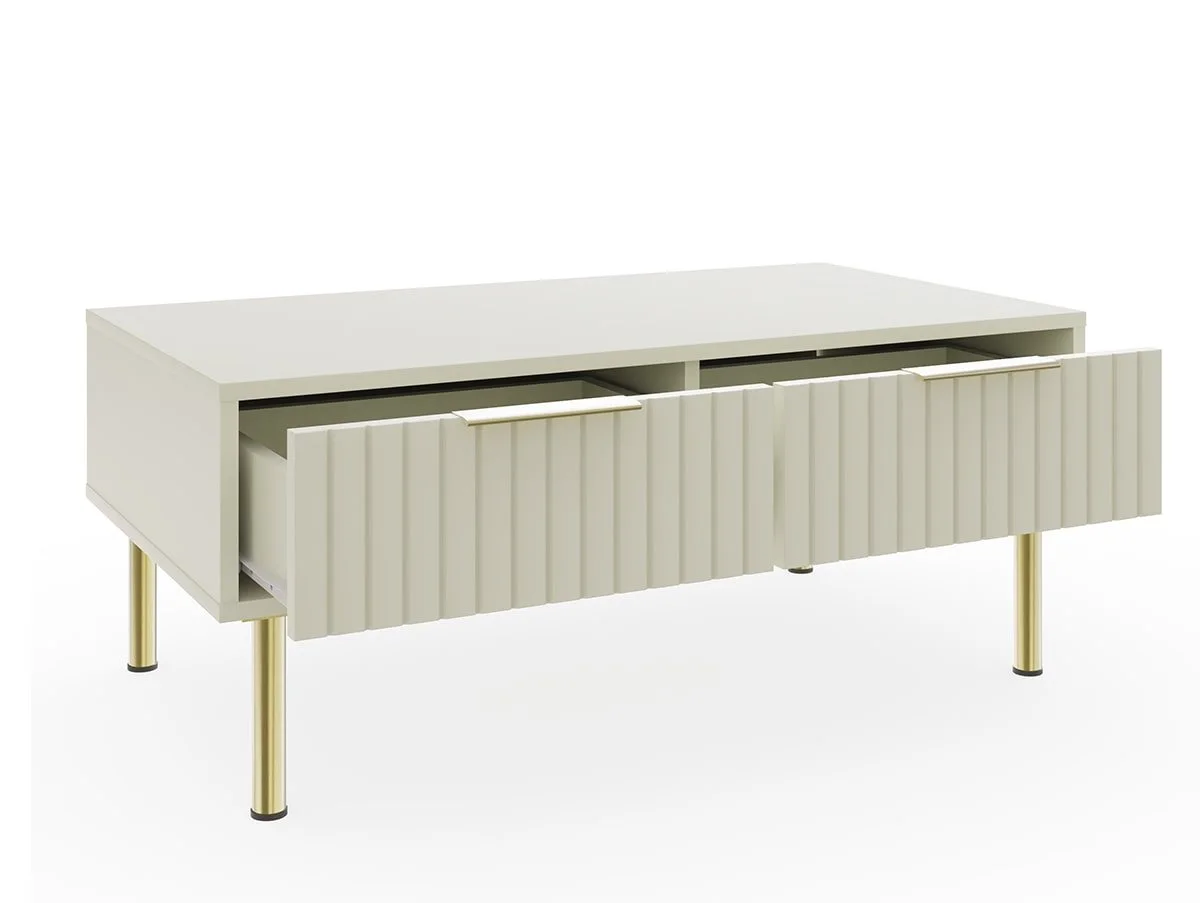 GFW GFW Nervata Ivory 2 Drawer Coffee Table