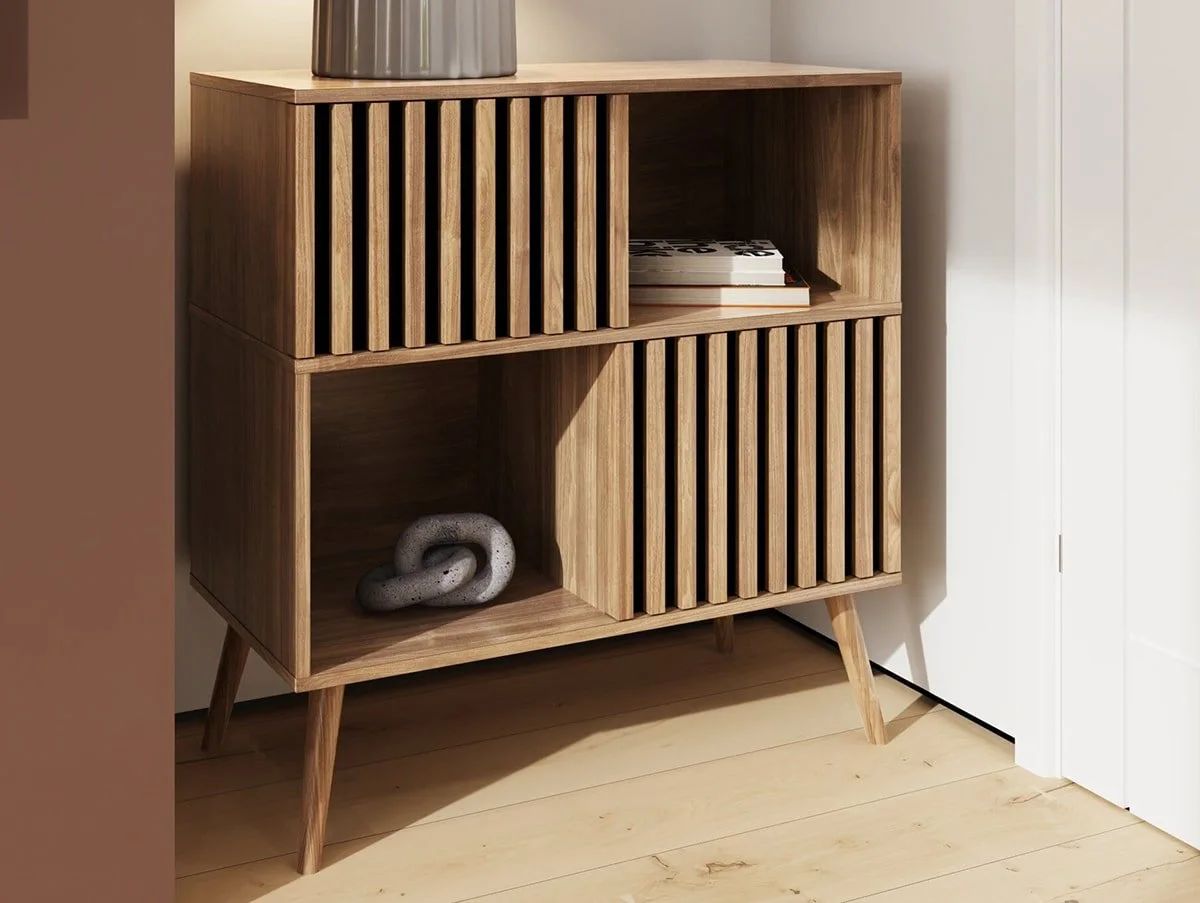 GFW GFW Rowan Oak 2 Door Compact Sideboard