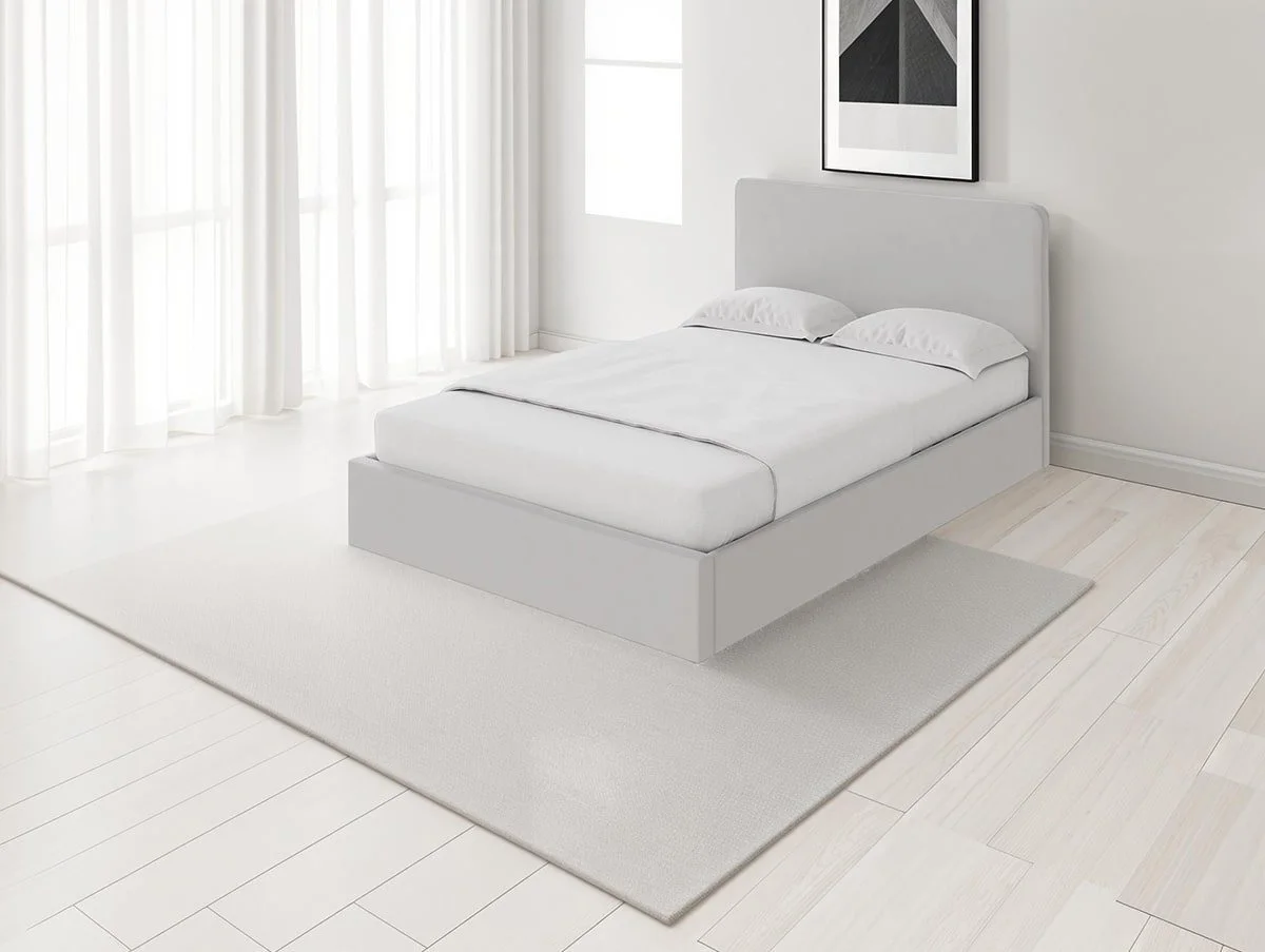 GFW GFW Chiswick 4ft Small Double Soft Grey Ottoman Bed Frame