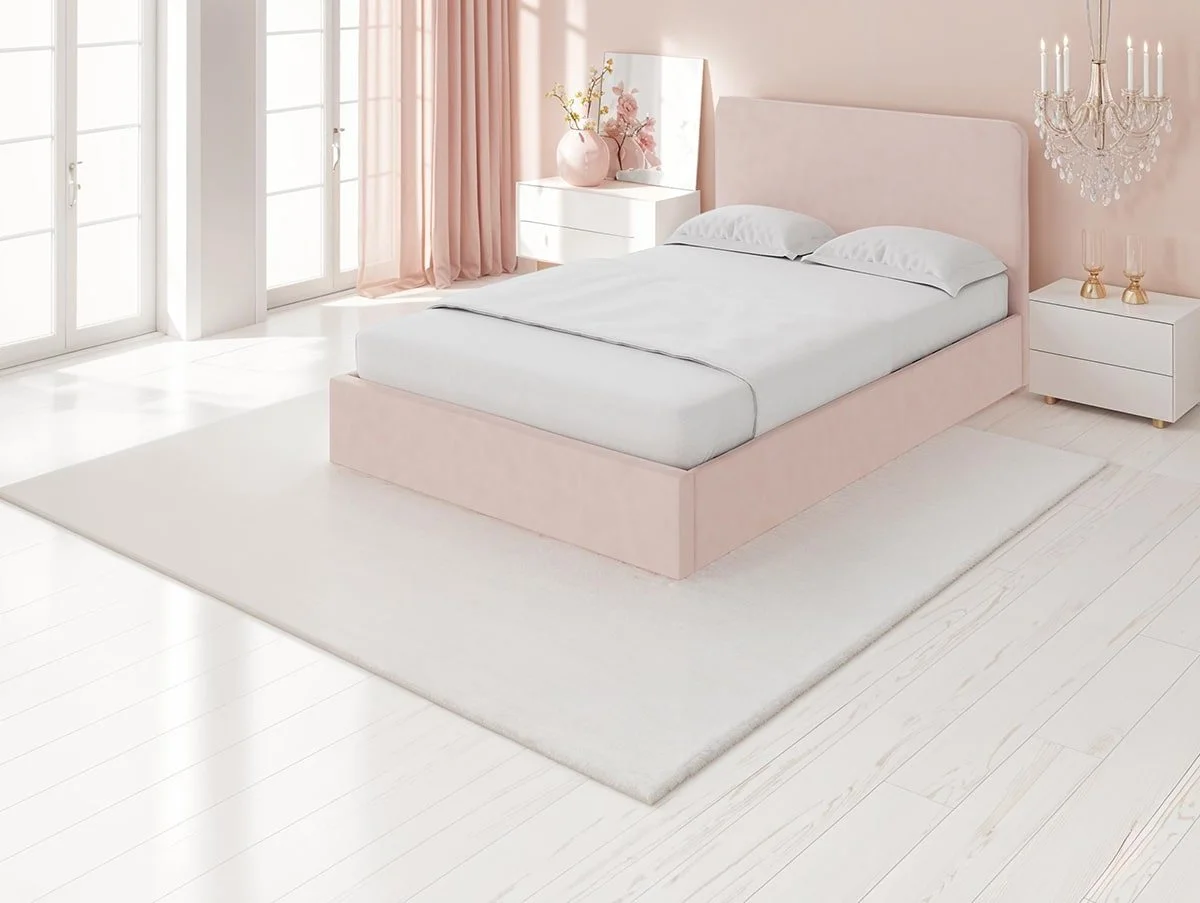 GFW GFW Chiswick 4ft6 Double Soft Pink Ottoman Bed Frame