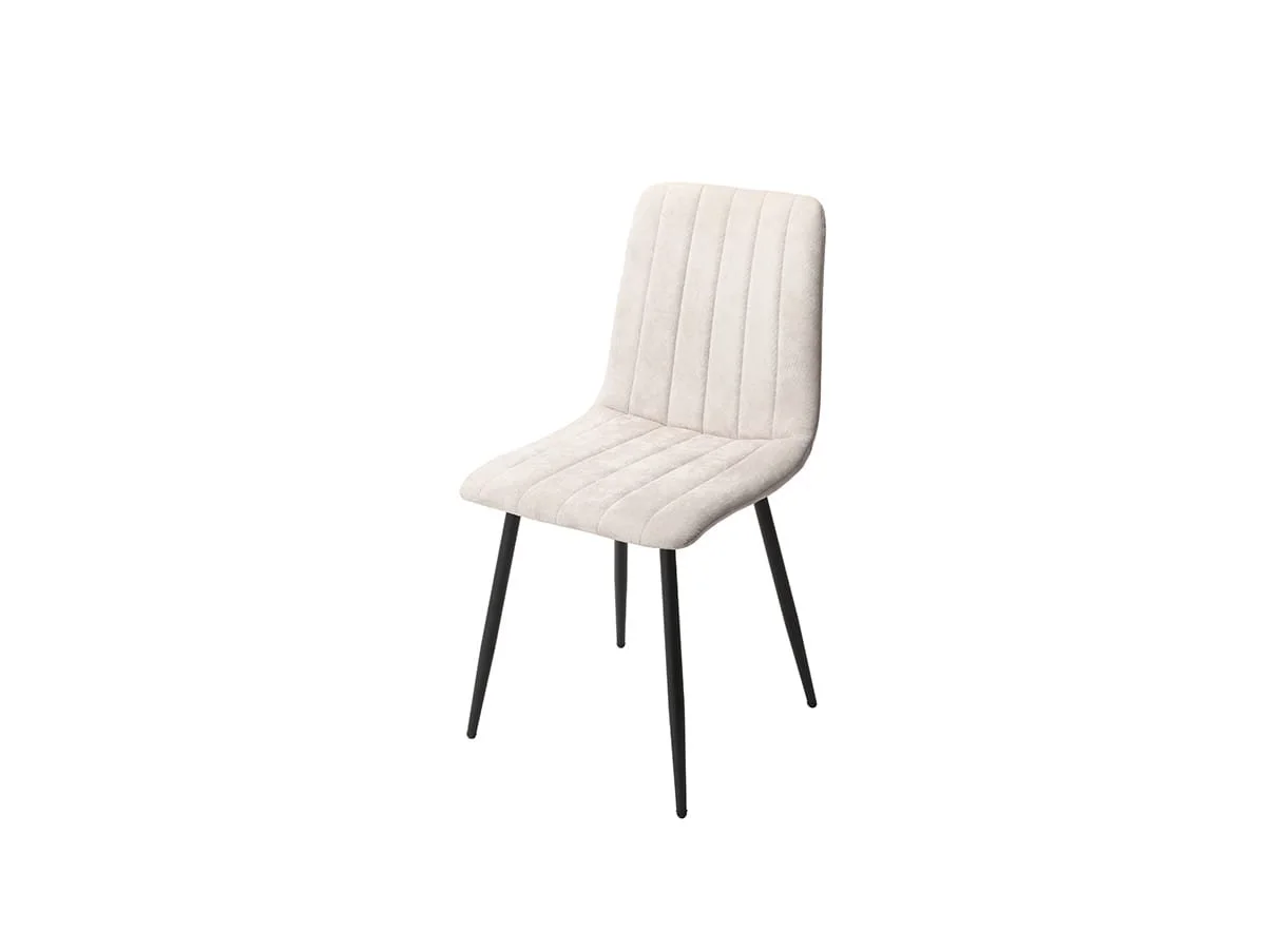 Core Core Aspen Straight Stitch Set of 2 Natural Cord Fabric Dining Chairs
