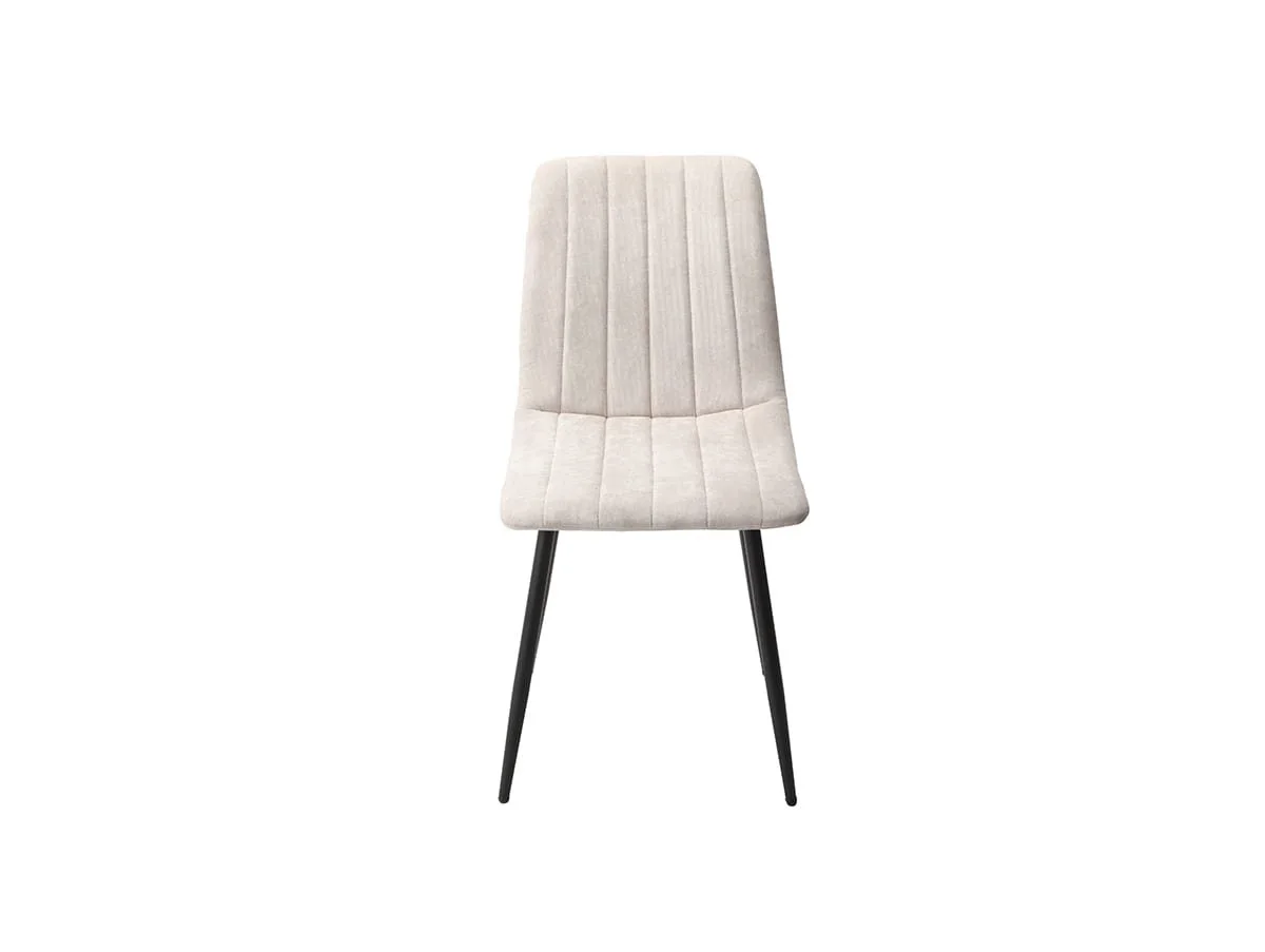 Core Core Aspen Straight Stitch Set of 2 Natural Cord Fabric Dining Chairs