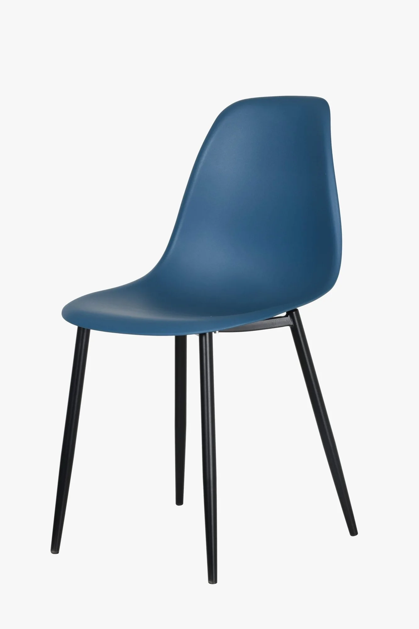 Core Products Core Aspen Curve Chair Set of 2 Blue Plastic Seats