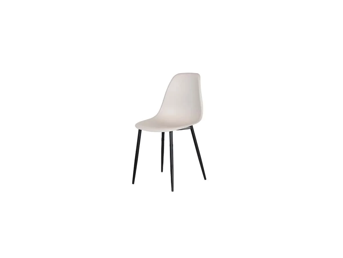 Core Core Aspen Curve Chair Set of 2 Calico Plastic Seats