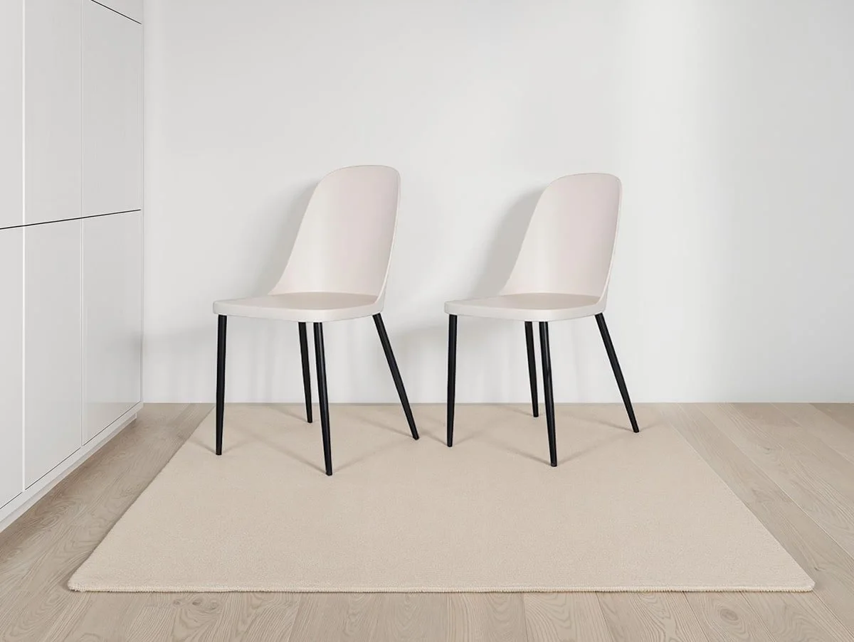 Core Core Aspen Duo Chair Set of 2 Calico Plastic Seats