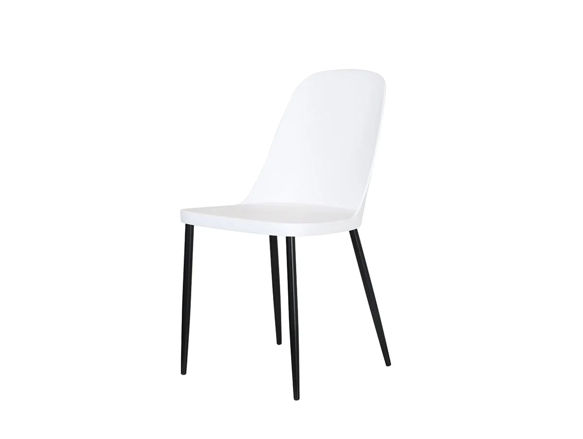 Core Products Core Aspen Duo Chair Set of 2 White Plastic Seats