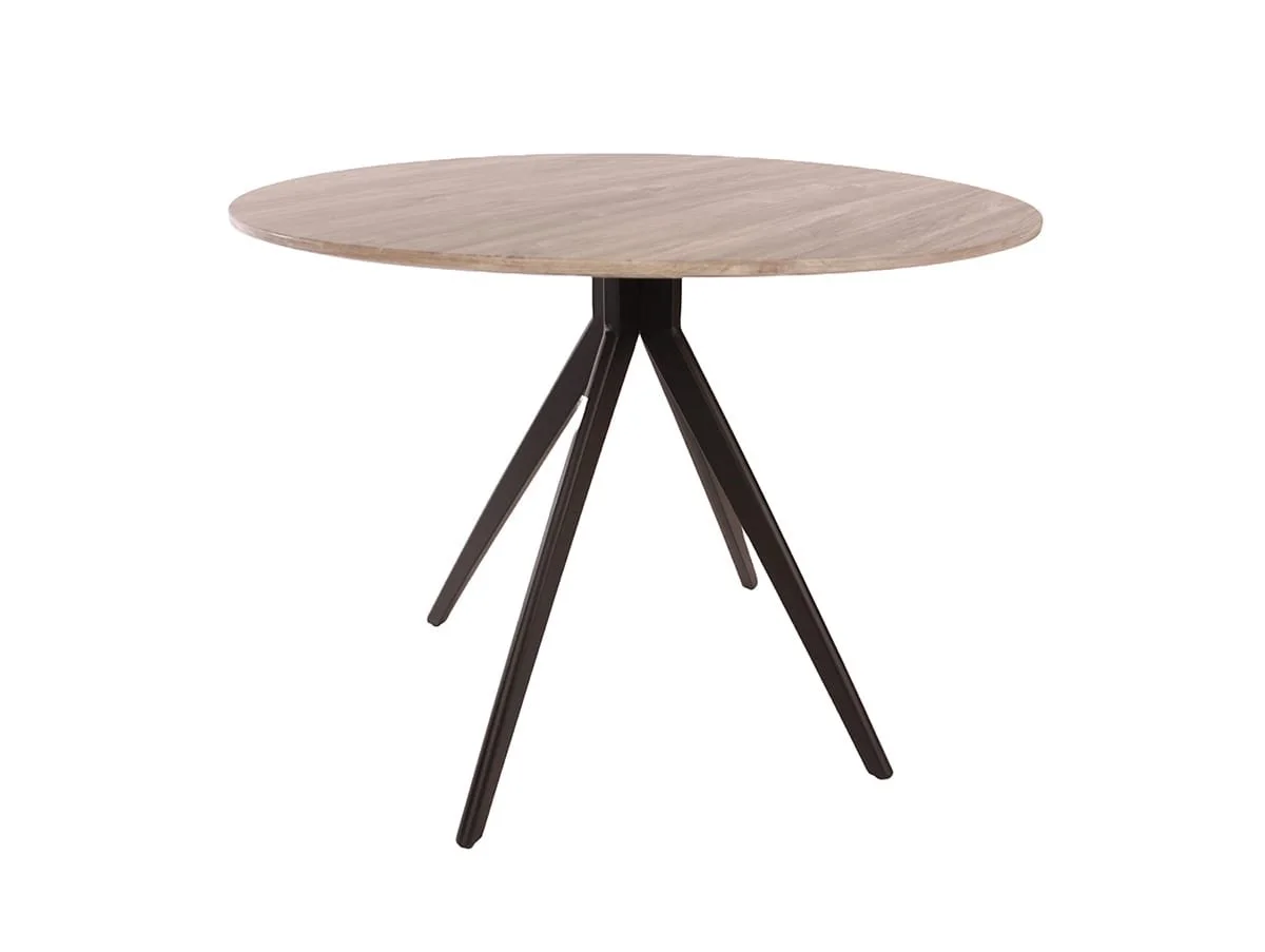 Core Core Aspen Round Grey Oak Dining Table