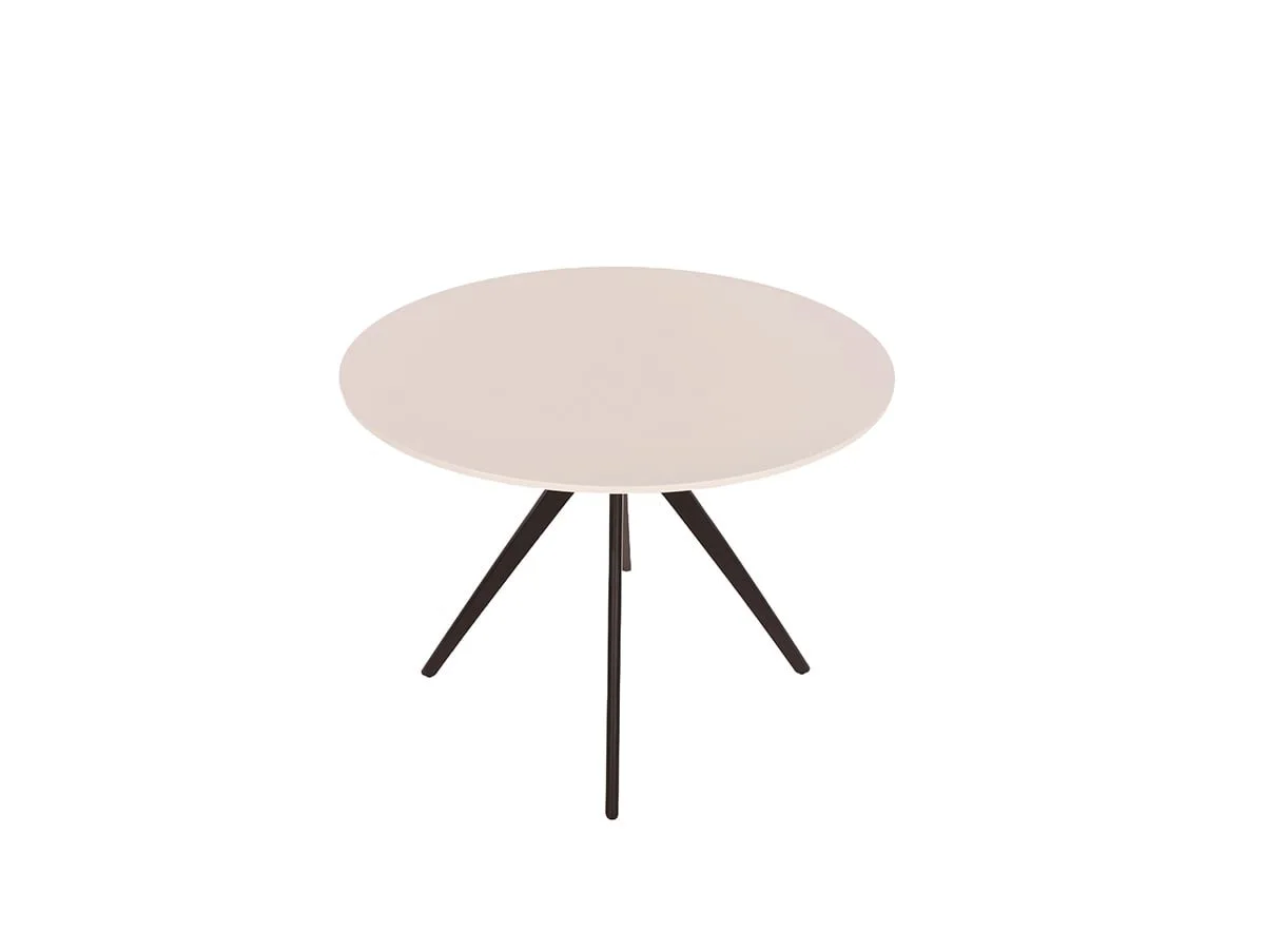 Core Core Aspen Round White Dining Table
