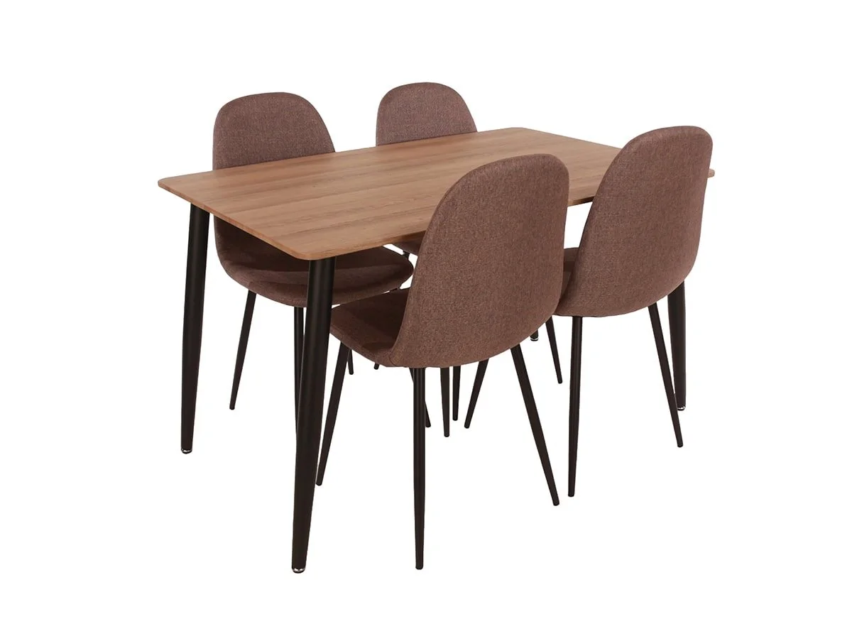 Core Core Aspen Rectangular Aged Oak Dining Set