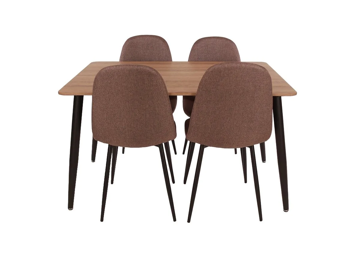Core Core Aspen Rectangular Aged Oak Dining Set