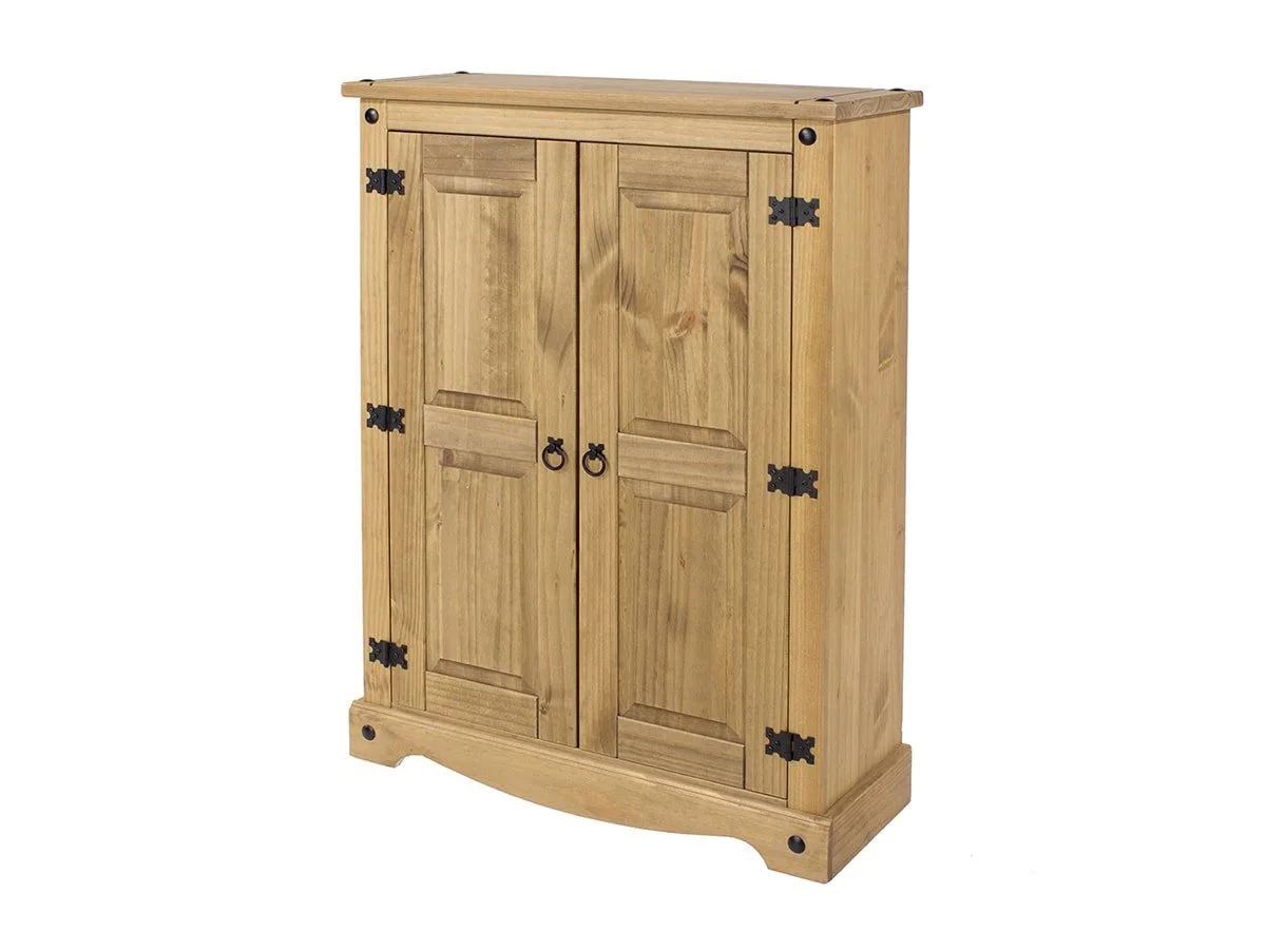 Core Core Corona 2 Door Waxed Pine Wooden Sideboard