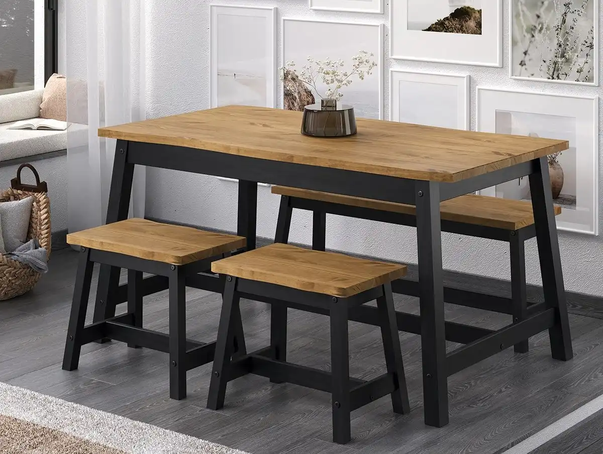 Core Core Corona Black Edge Large Dining Table