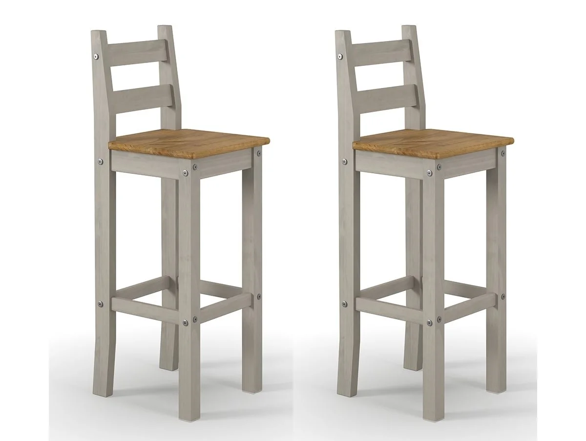 Core Core Corona Grey Set of 2 High Dining Chair