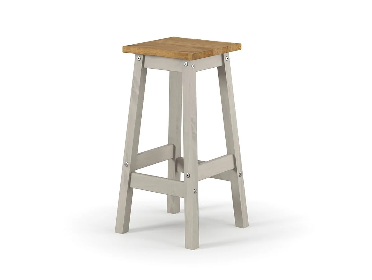 Core Core Corona Grey Set of 2 Edge High Breakfast Stool