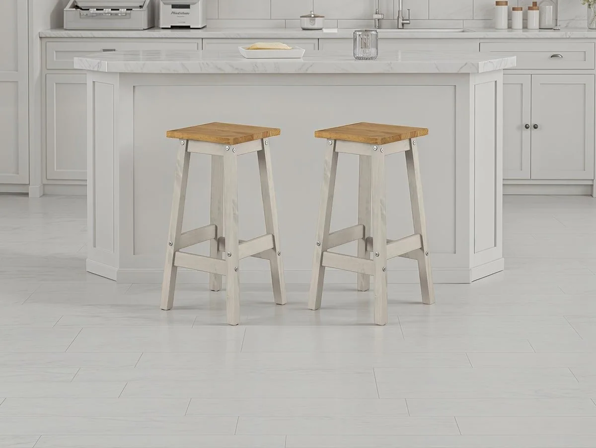 Core Core Corona Grey Set of 2 Edge High Breakfast Stool