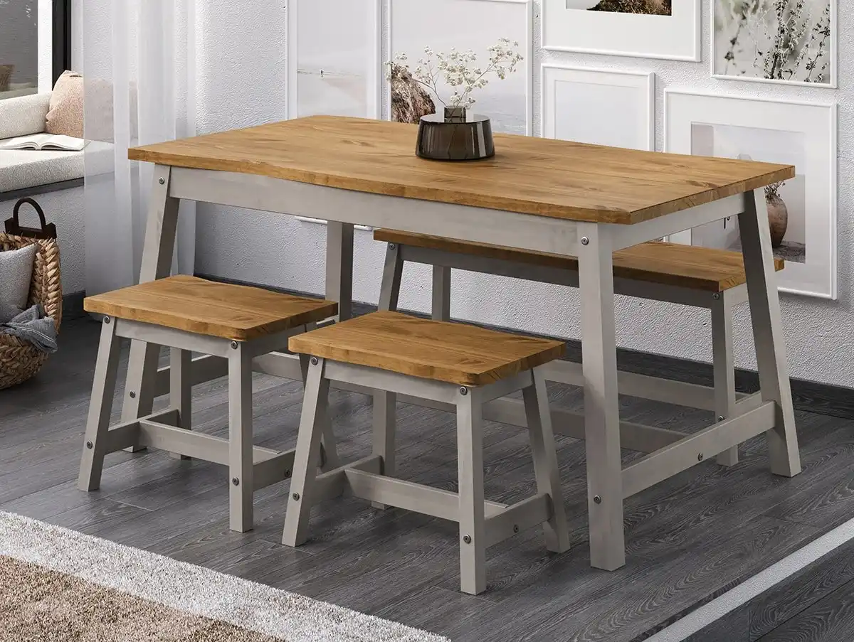 Core Core Corona Grey Edge Large Dining Bench