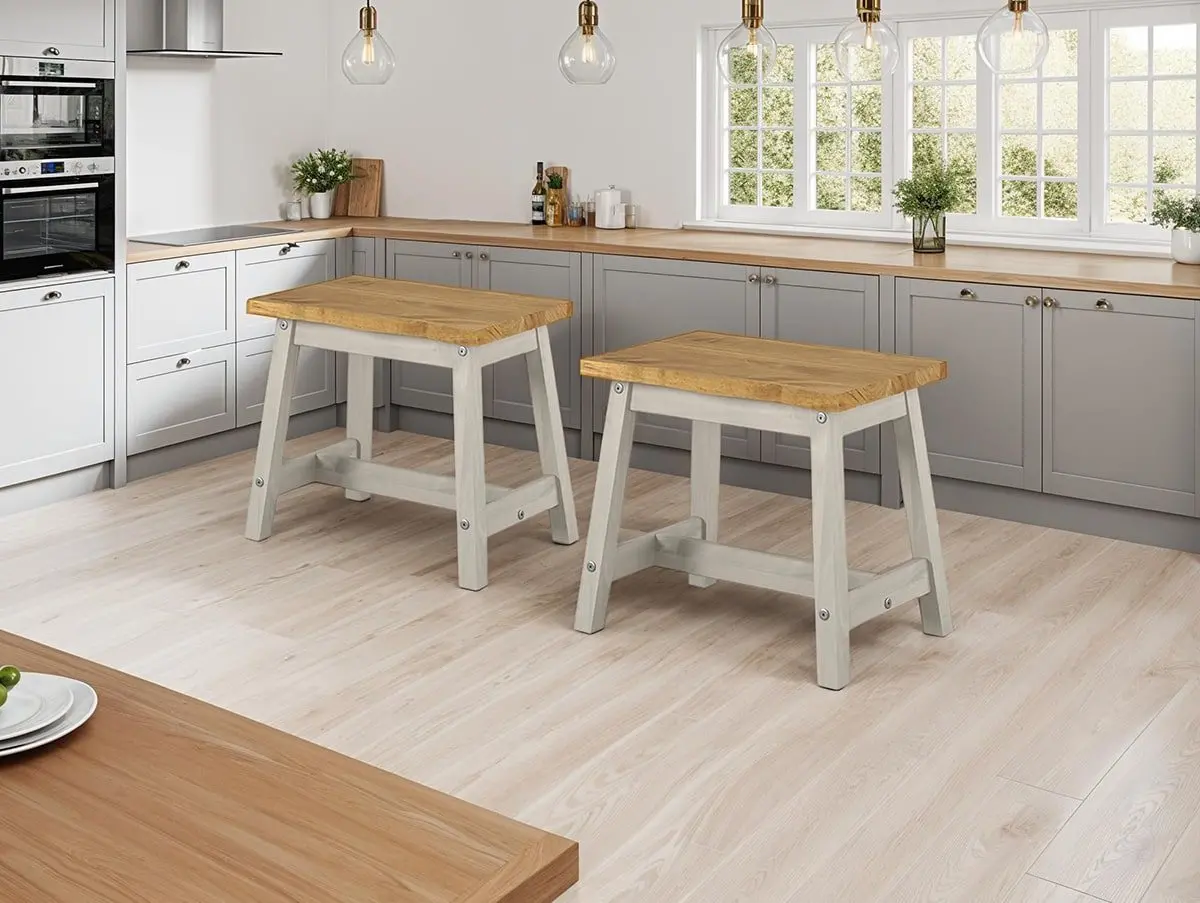 Core Core Corona Grey Set of 2 Edge Small Dining Bench
