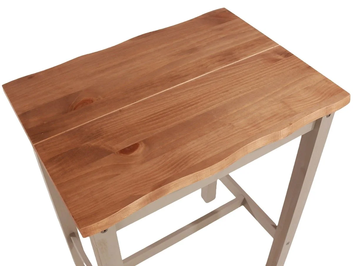 Core Core Corona Grey and Waxed Pine Large Rectangular Dining Set