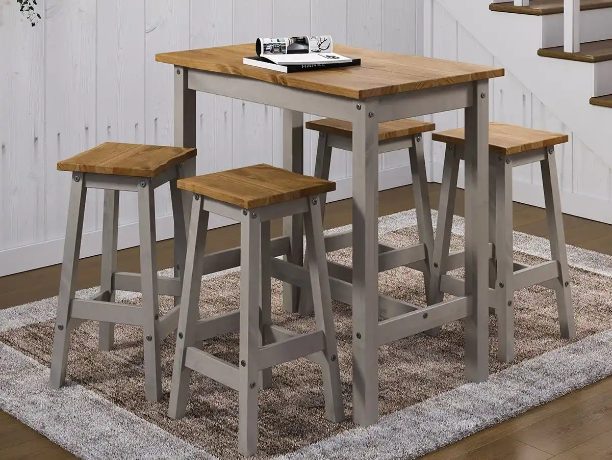 Core Products Core Corona Grey Large Rectangular Dining Set