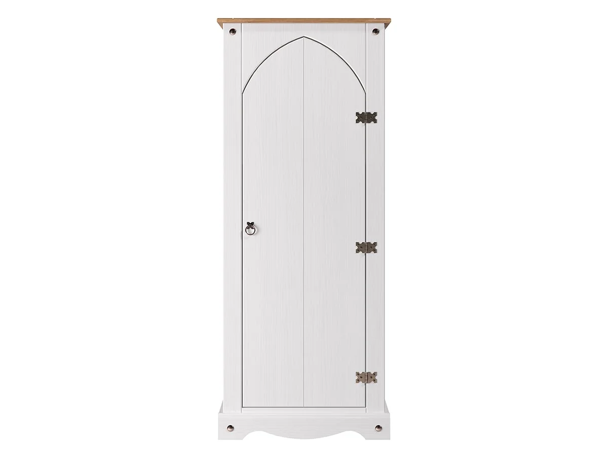 Core Products Core Corona White Wax Vestry Wooden Cupboard