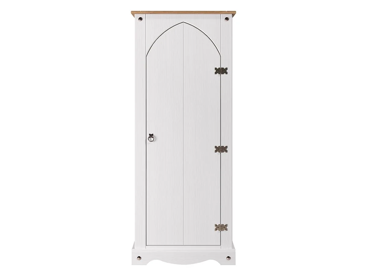 Core Core Corona White Wax Vestry Wooden Cupboard