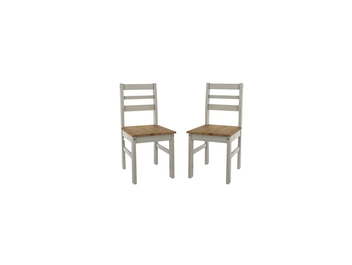 Core Core Linea Grey Set of 2 Dining Chairs