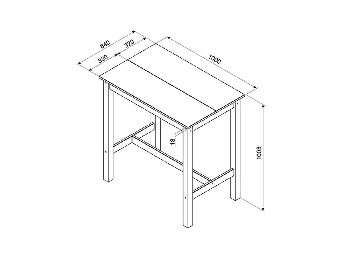 Core Products Core Linea Grey Dining Table and 4 Chair Set