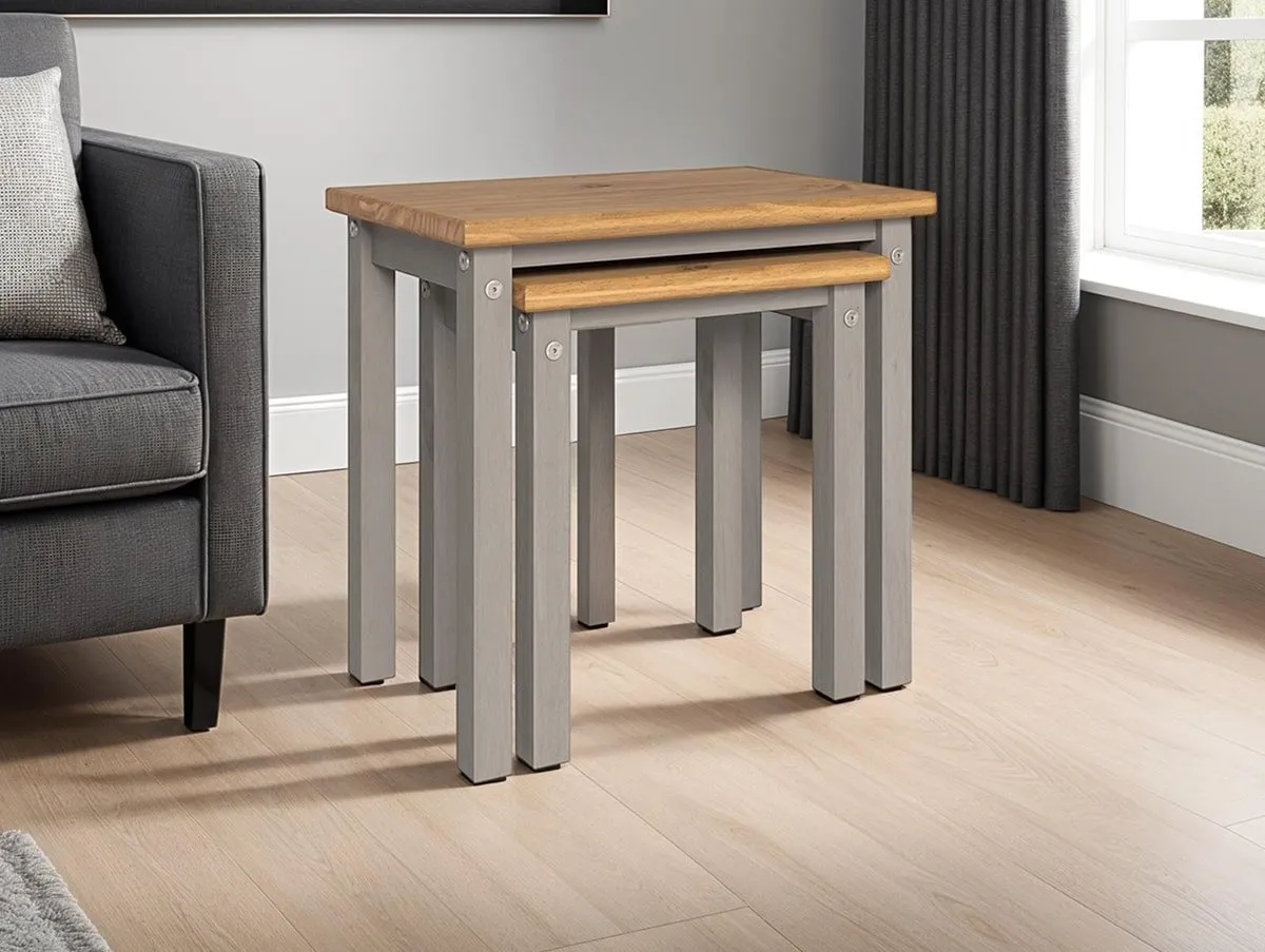 Core Products Core Linea Grey Nest of Tables