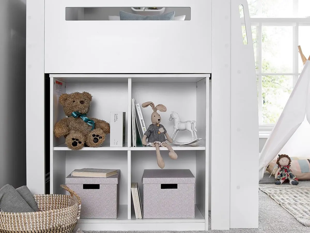 Bedmaster Bedmaster Lacy White Mid Sleeper Bed Frame