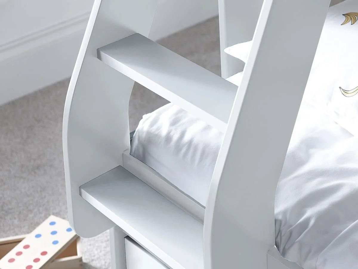 Bedmaster Bedmaster Oliver White Triple Bunk Bed Frame