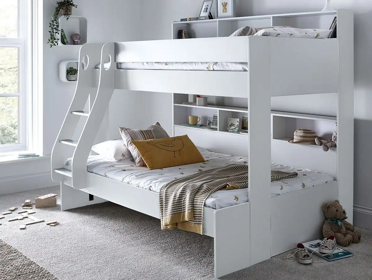 Bedmaster Bedmaster Oliver 3ft White Triple Bunk Bed Frame