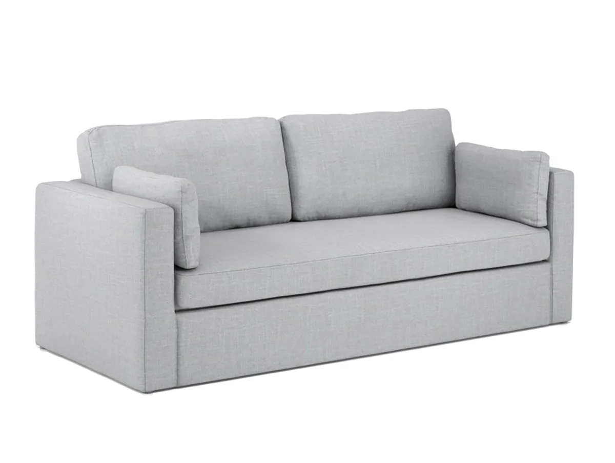 LPD LPD Newport Grey Linen 3 Seater Sofa