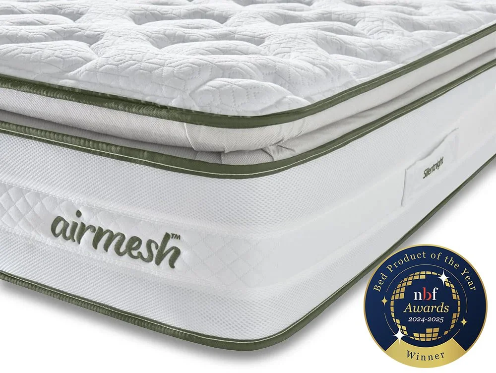 Silentnight Silentnight Eco Comfort Airmesh Mirapocket 2000 Pillowtop 3ft Single Mattress