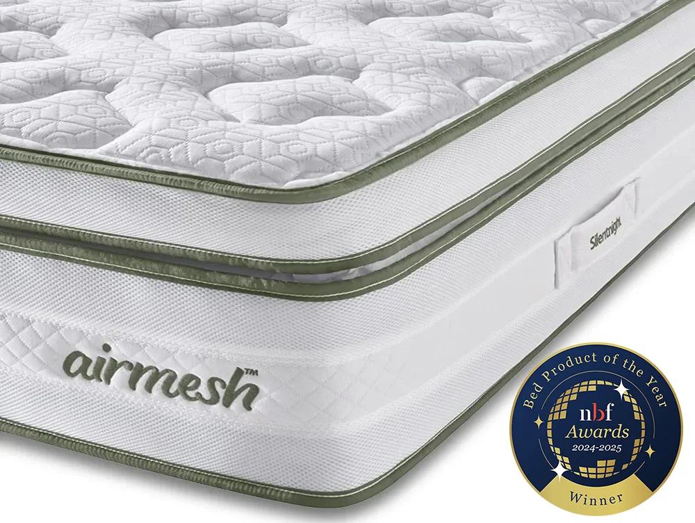 Silentnight Silentnight Eco Comfort Airmesh Mirapocket 3000 Pillowtop 6ft Super King Size Mattress