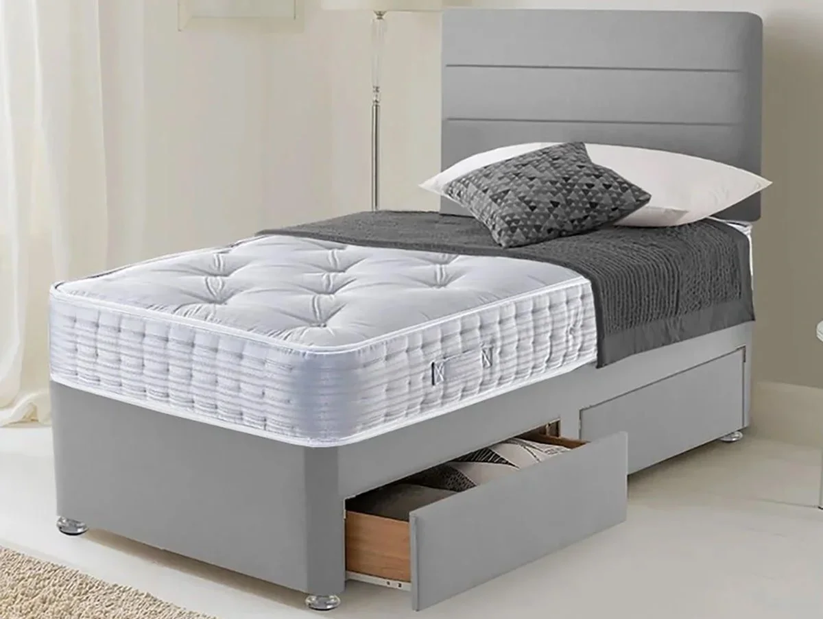 Deluxe Deluxe Buckingham Pocket 1000 90 x 200 Euro (IKEA) Size Single Divan Bed
