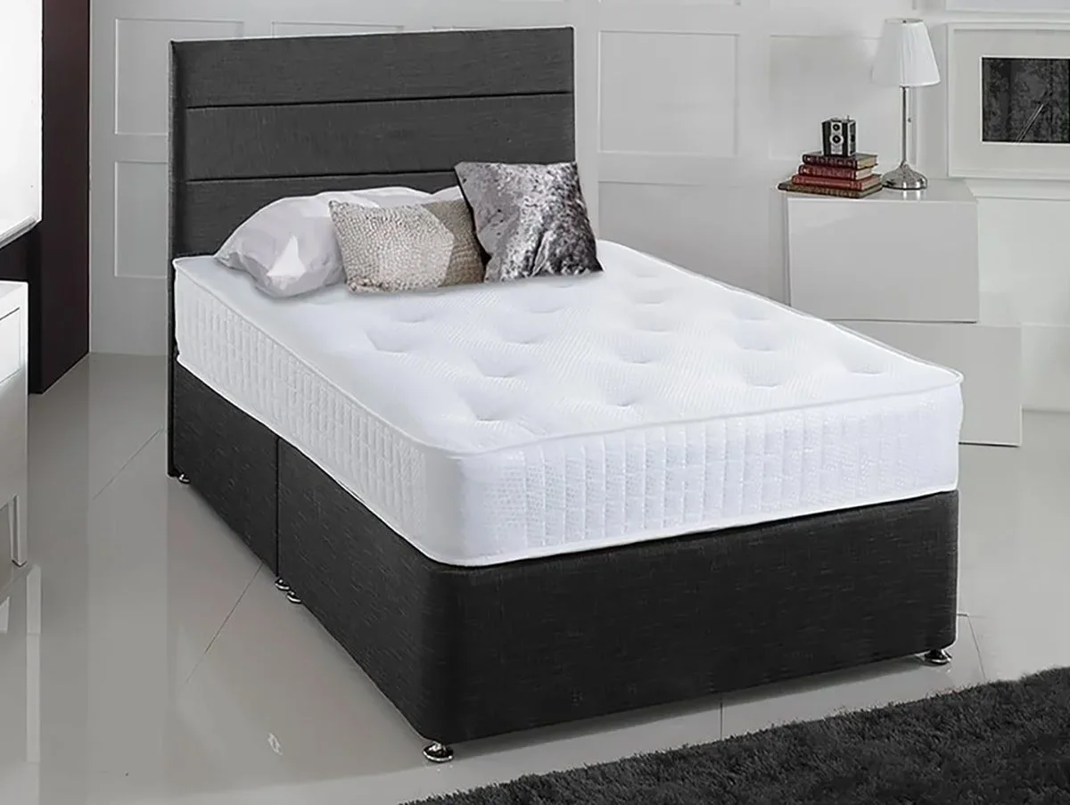 Deluxe Deluxe Evesham Medium 140 x 200 Euro (IKEA) Size Double Divan Bed