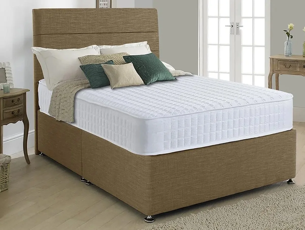 Deluxe Deluxe Ellesmere Medium 160 x 200 Euro (IKEA) Size King Divan Bed
