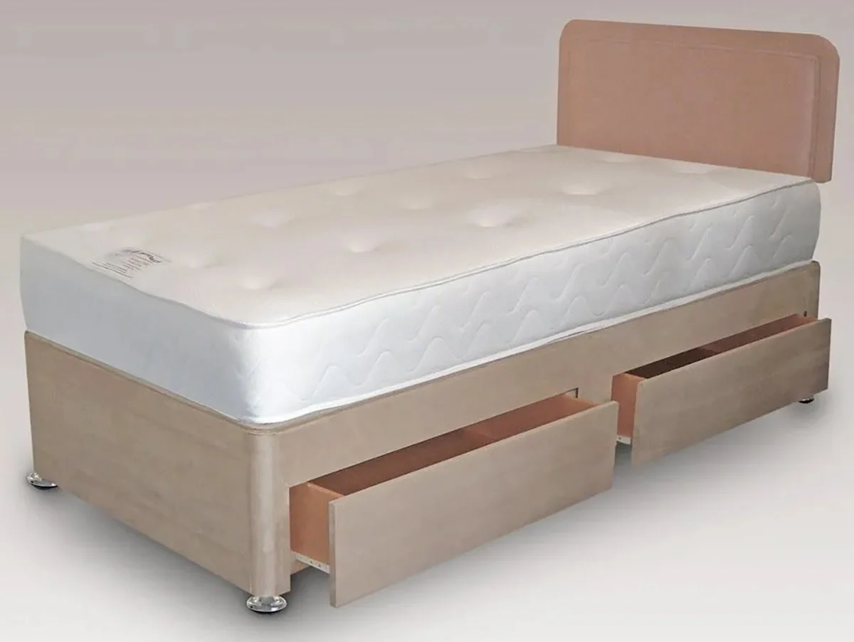 Deluxe Deluxe Memory Elite Pocket 1000 90 x 200 Euro (IKEA) Size Single Divan Bed