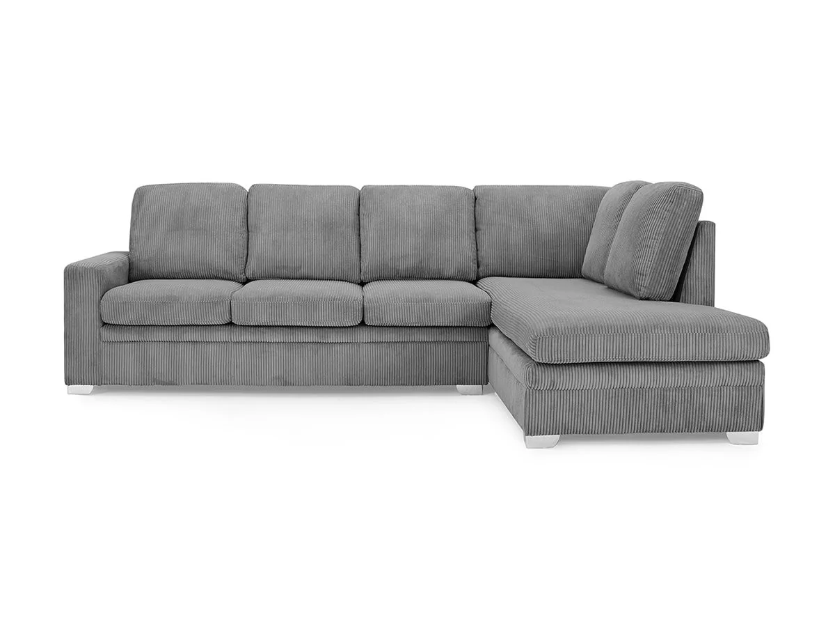 TGC TGC Allison Grey Fabric Jumbo Right Hand Corner Sofa