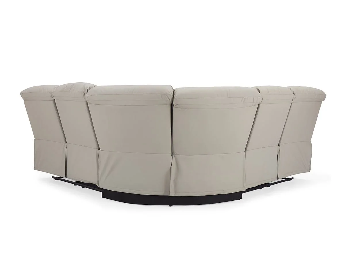 TGC TGC Benji Light Grey Power Recliner Corner Sofa