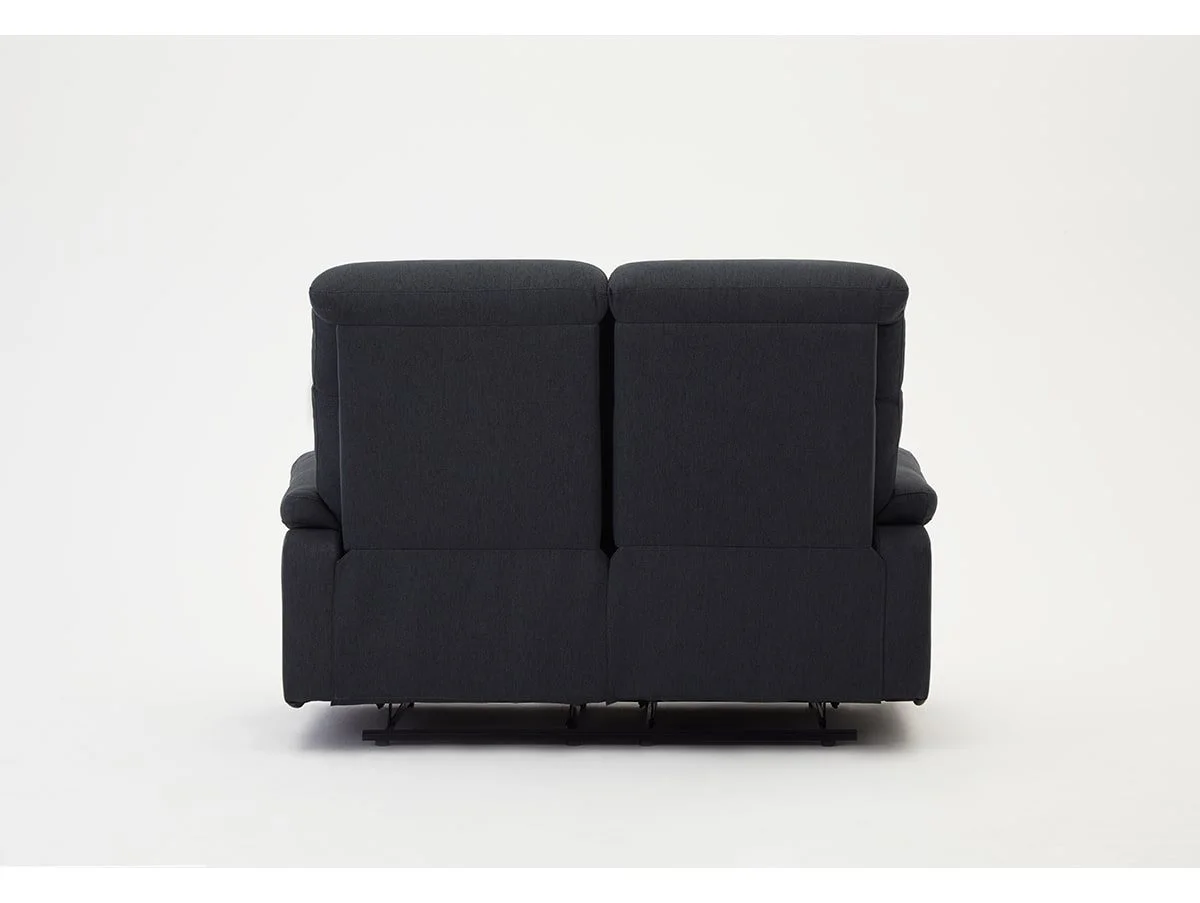 TGC TGC Brian Grey Fabric 2 Seater Manual Recliner Sofa