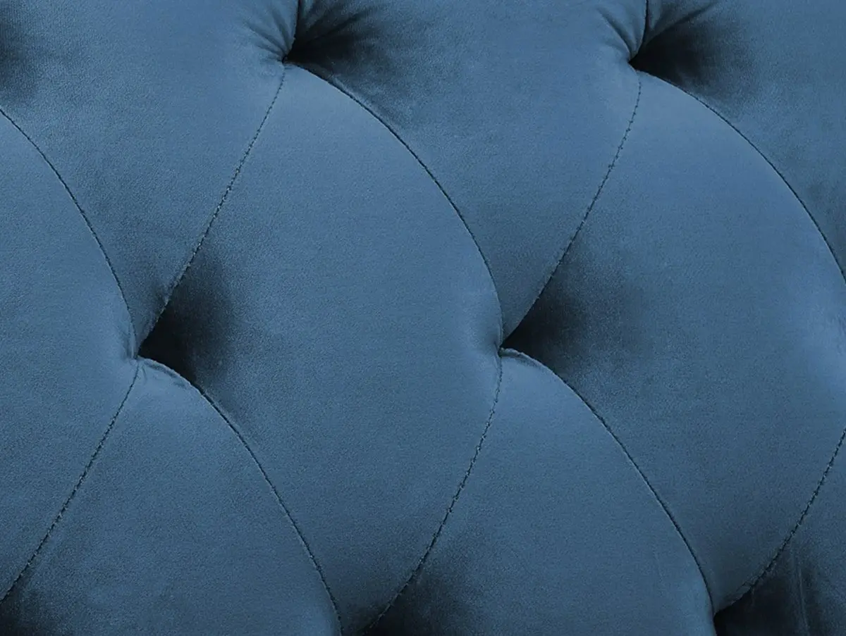 TGC TGC Cambridge Blue Velvet 3 Seater Sofa