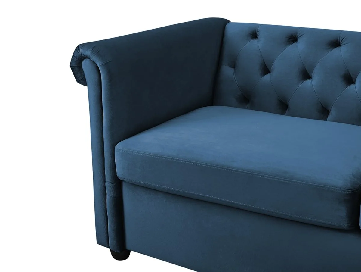 TGC TGC Cambridge Blue Velvet 3 Seater Sofa