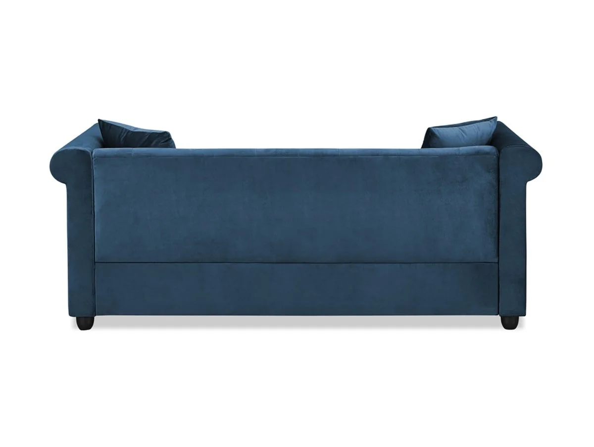 TGC TGC Cambridge Blue Velvet 3 Seater Sofa