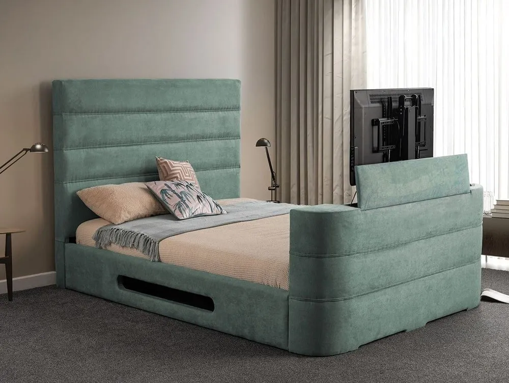 Sweet Dreams Sweet Dreams Georgia 5ft King Size Fabric TV Bed Frame