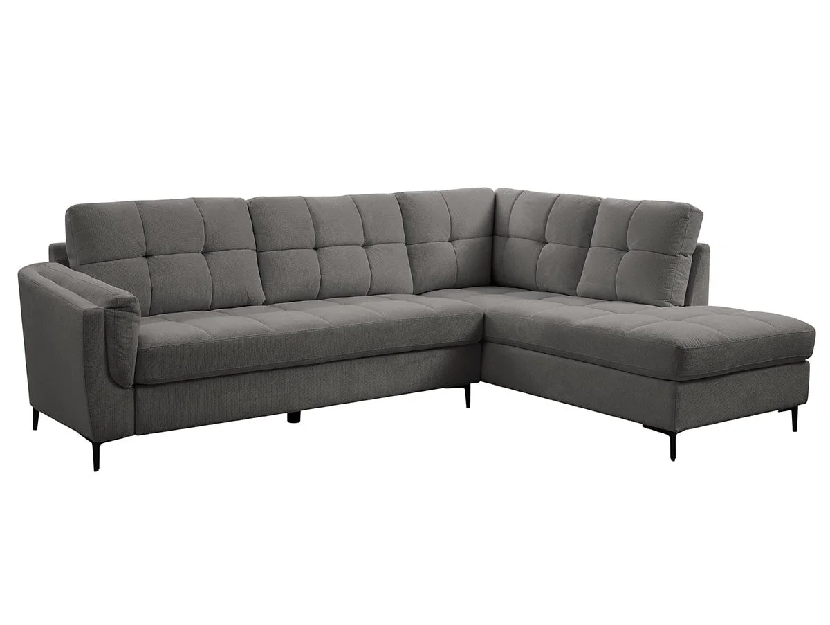 TGC TGC Corey Grey Fabric Right Hand Corner Sofa