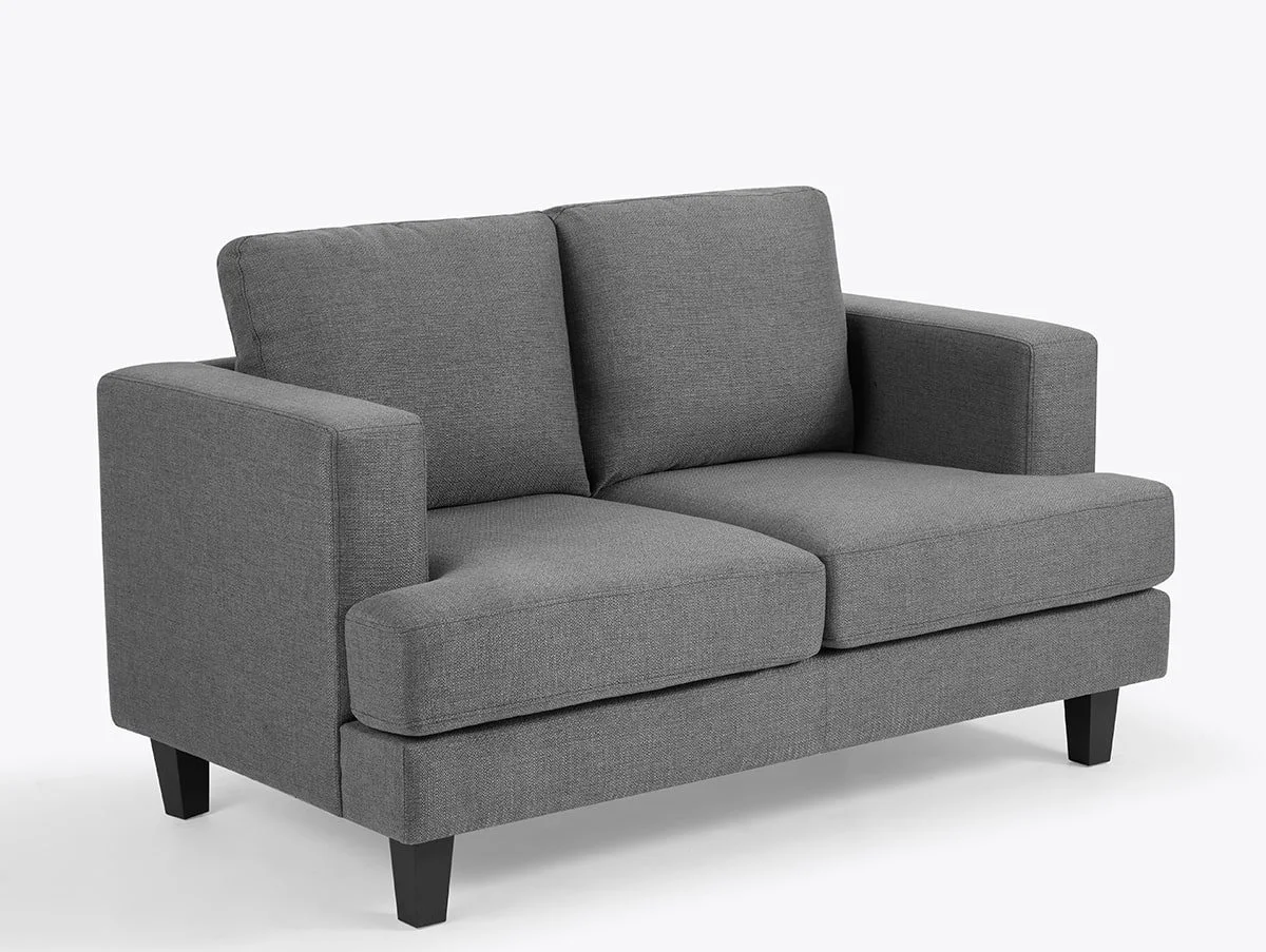 TGC TGC Donnie Grey Fabric 2 Seater Sofa