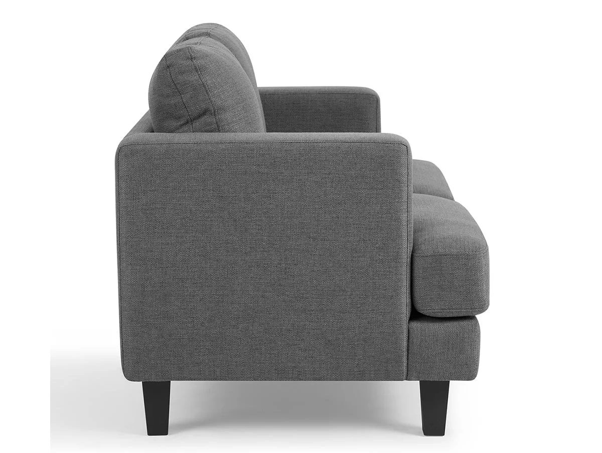 TGC TGC Donnie Grey Fabric 2 Seater Sofa