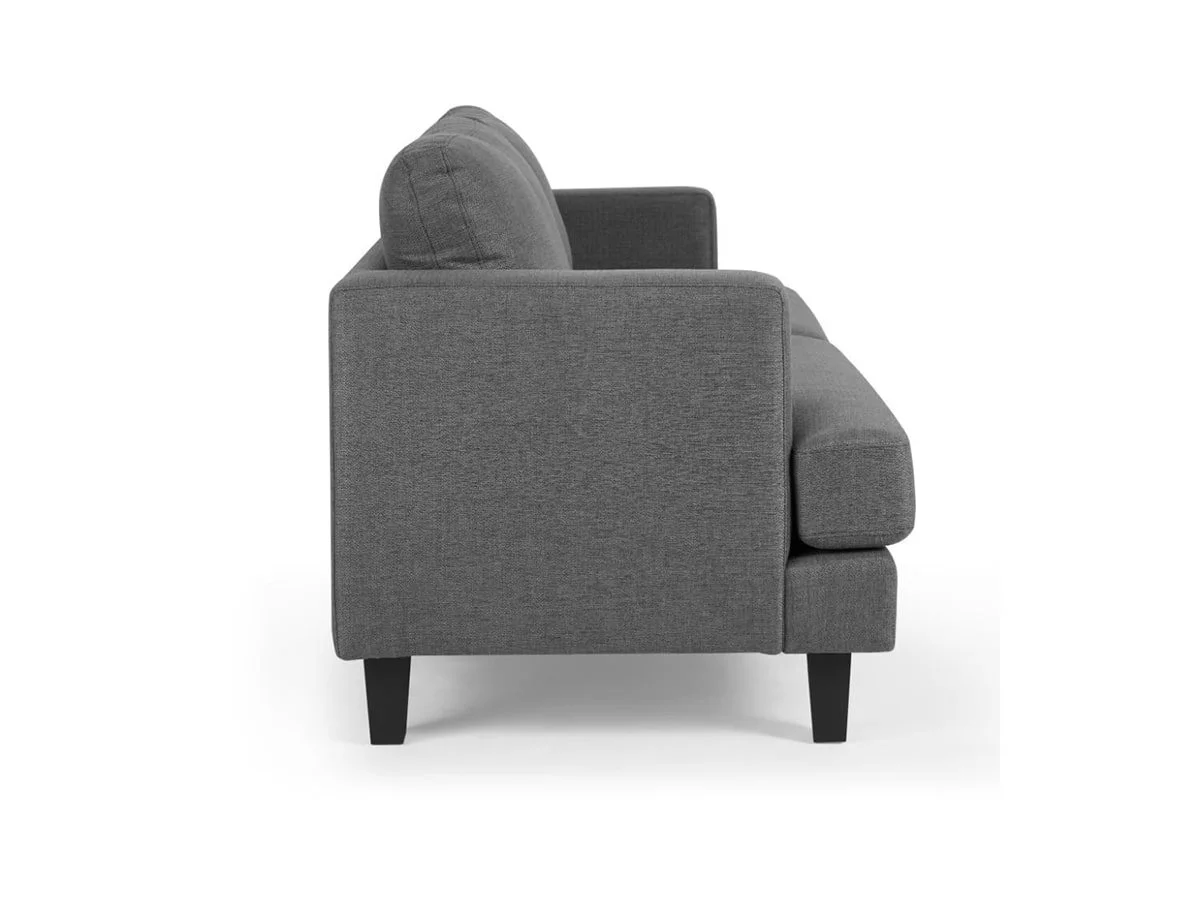 TGC TGC Donnie Grey Fabric 3 Seater Sofa